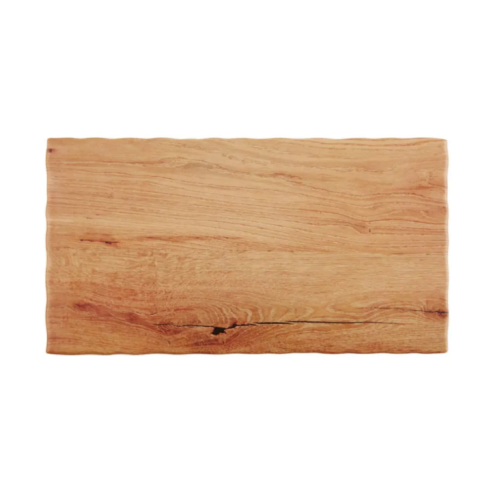 (6 бр.) Меламиново плато GN 1/3 - OAK LIGHT - Меламин - 325x176mm - Височина: 15mm - Кафяв