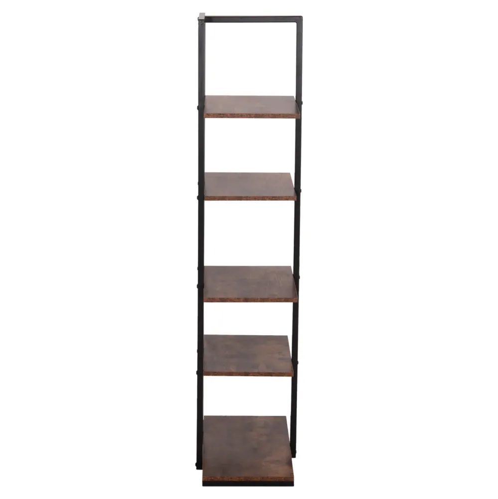 Етажерка OMNI цвят черен-орех 68x34,5x150,5