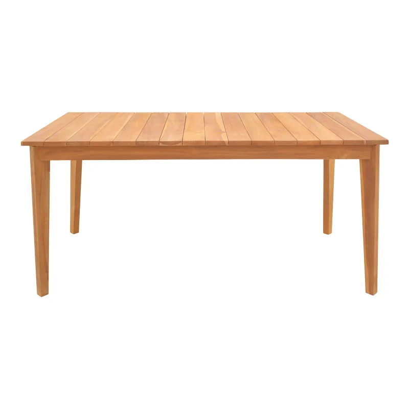 Маса Ory от тиково дърво в естествен нюанс 160x80x75см