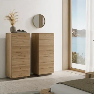 Скрин «Osaka» със седем чекмеджета, с фурнир дъб, размер 60х139х46см
