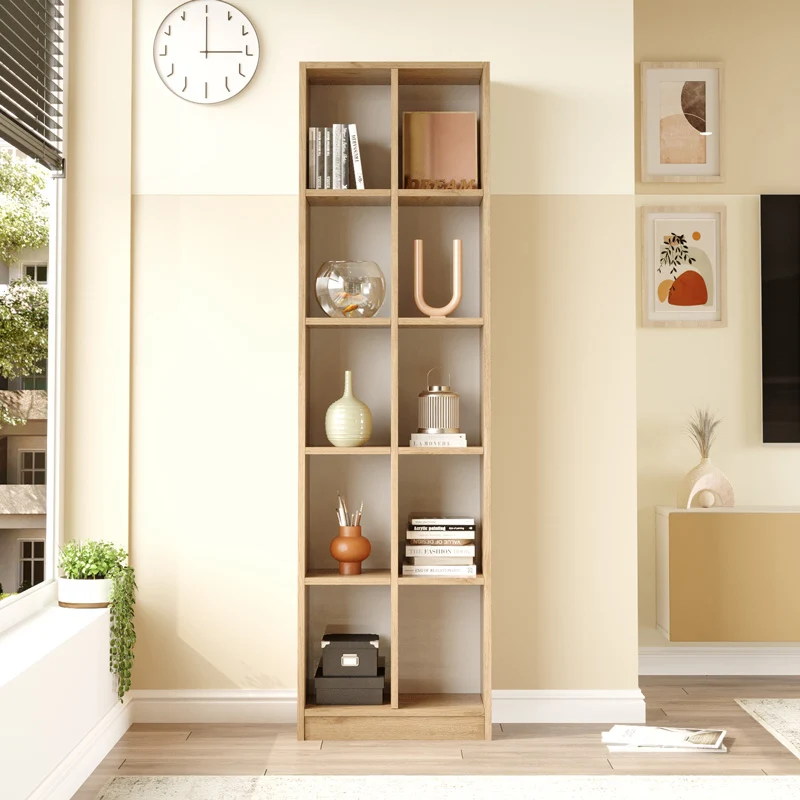 Библиотека Oteca естествен цвят 51,1x25,4x180см