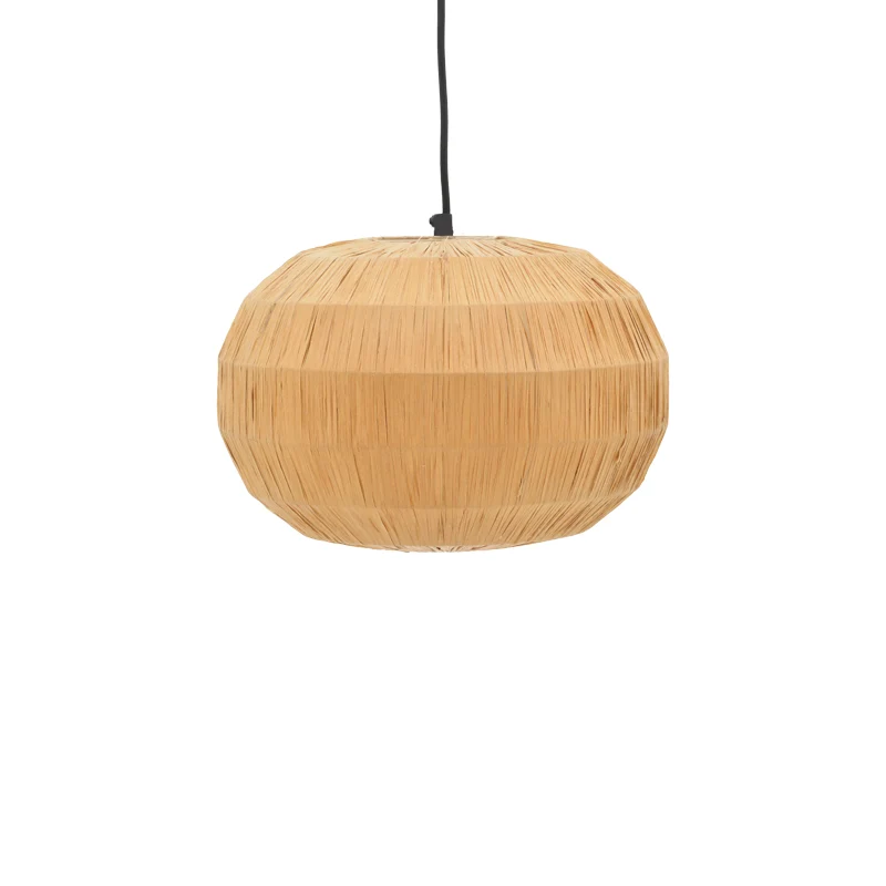 Плафон Ozelia кафява преса хартия-ютия d33x122см