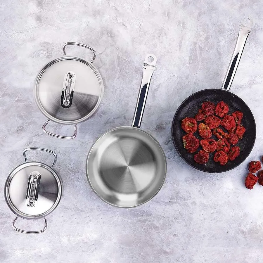 Тава «Paella Satin A1193» индукция, професионална серия Proline, неръждаема стомана