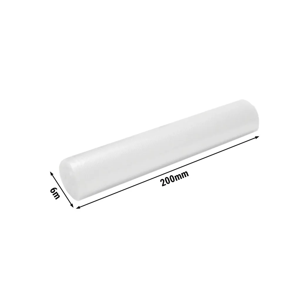 (50 бр.) Вакуумни пликове - гофрирани; PA/PE; професионални - 200x6000mm - Дебелина: 100µm - Прозрачни