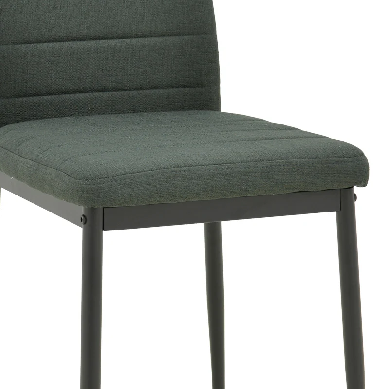 Стол PARKER плат в цвят антрацит с черни метални крака 39,5x48x95см