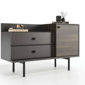 Скрин «Parma» с две чекмеджета и врата, размер 125х80х49см