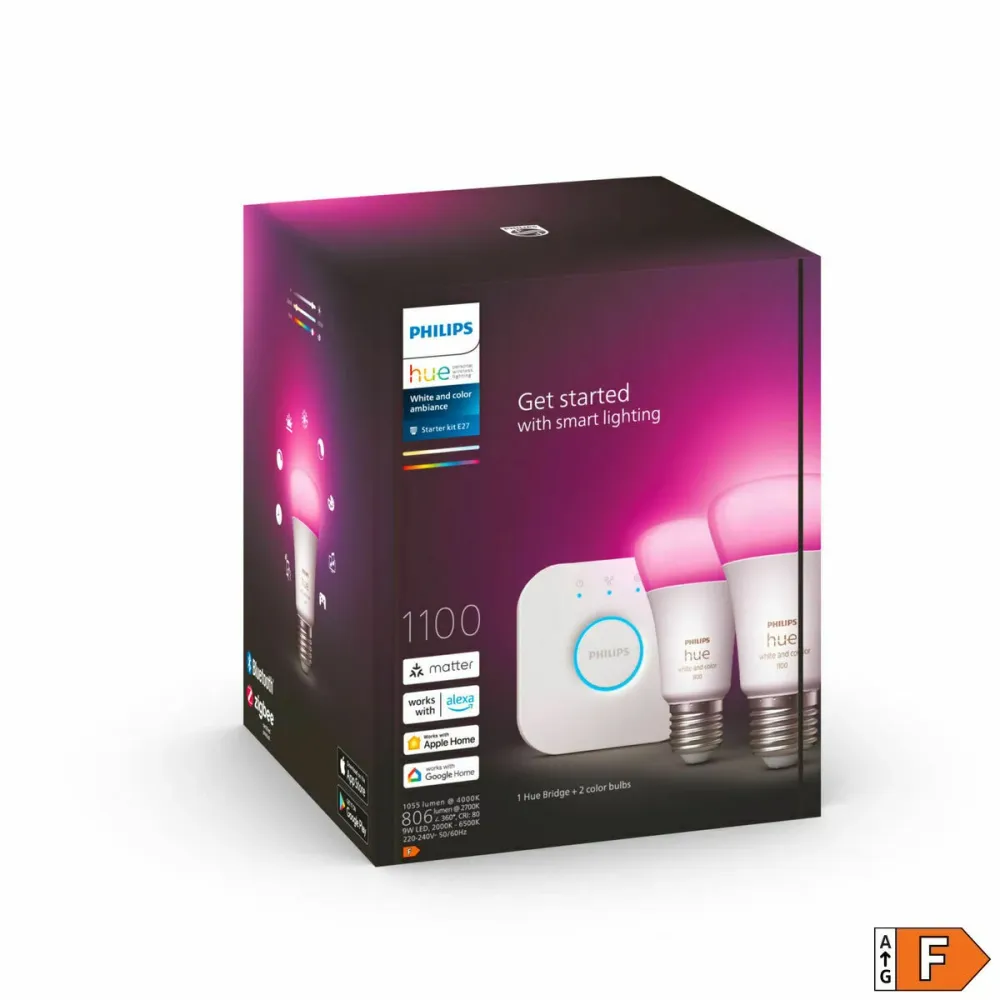 Смарт Крушка Philips Kit de inicio E27 9 W E27 LED 6500 K 806 lm