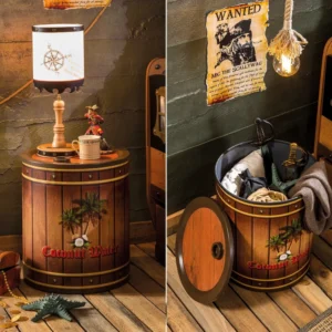Нощно шкафче «Pirate Gallon» с място за съхранение, размер 41х49х41см