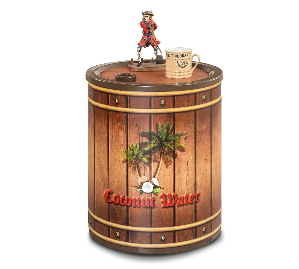 Нощно шкафче «Pirate Gallon» с място за съхранение, размер 41х49х41см
