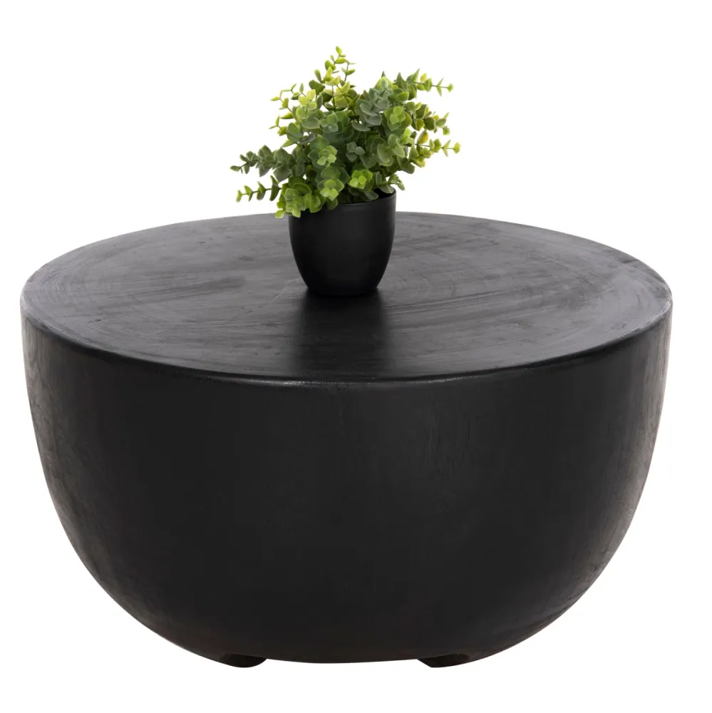 Помощна маса POMPU черен цвят Φ58x34см