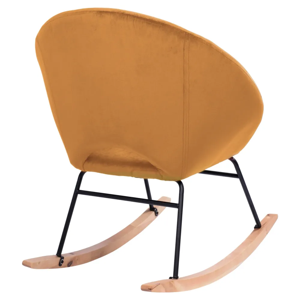Люлеещ стол POULINA златист цвят 76X86X76