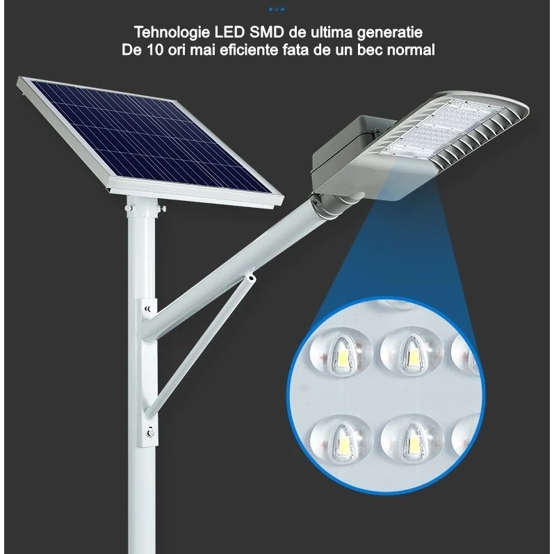 Соларна улична лампа 60 светодиода | PowerLight