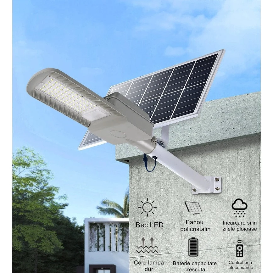 Соларна улична лампа 60 светодиода | PowerLight