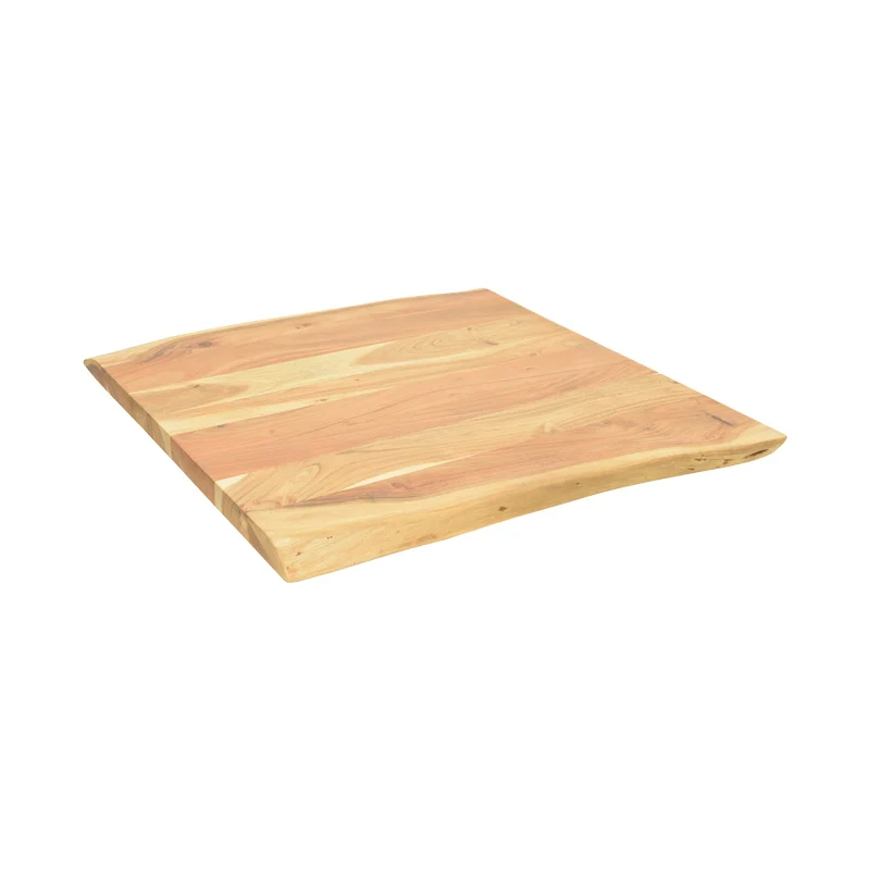 Плот за маса Pozier масивно акациево дърво в естествен нюанс 70x70x4cm