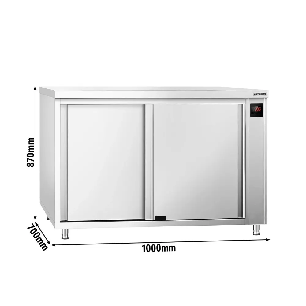 Шкаф за отопление PREMIUM - 1000x700mm - с проходни и плъзгащи се врати - Digital