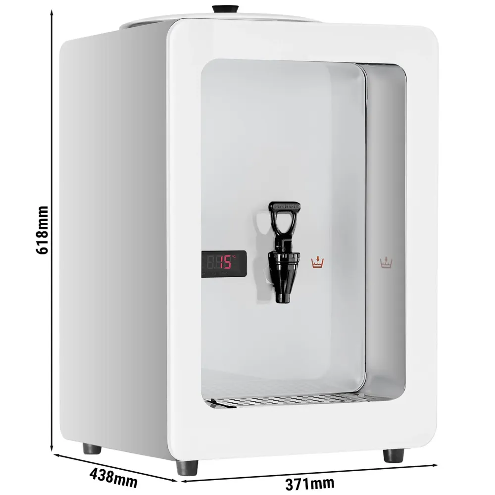 Съд за топло мляко PREMIUM - Дигитален - 10l - 1,8kW - Бяло - вкл. кран