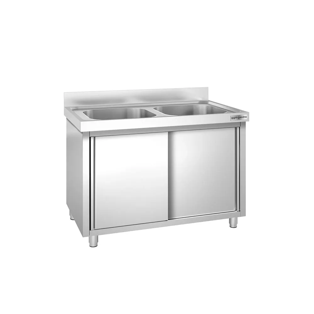 Шкаф с мивка PREMIUM - 1200x600mm - с 2 корита