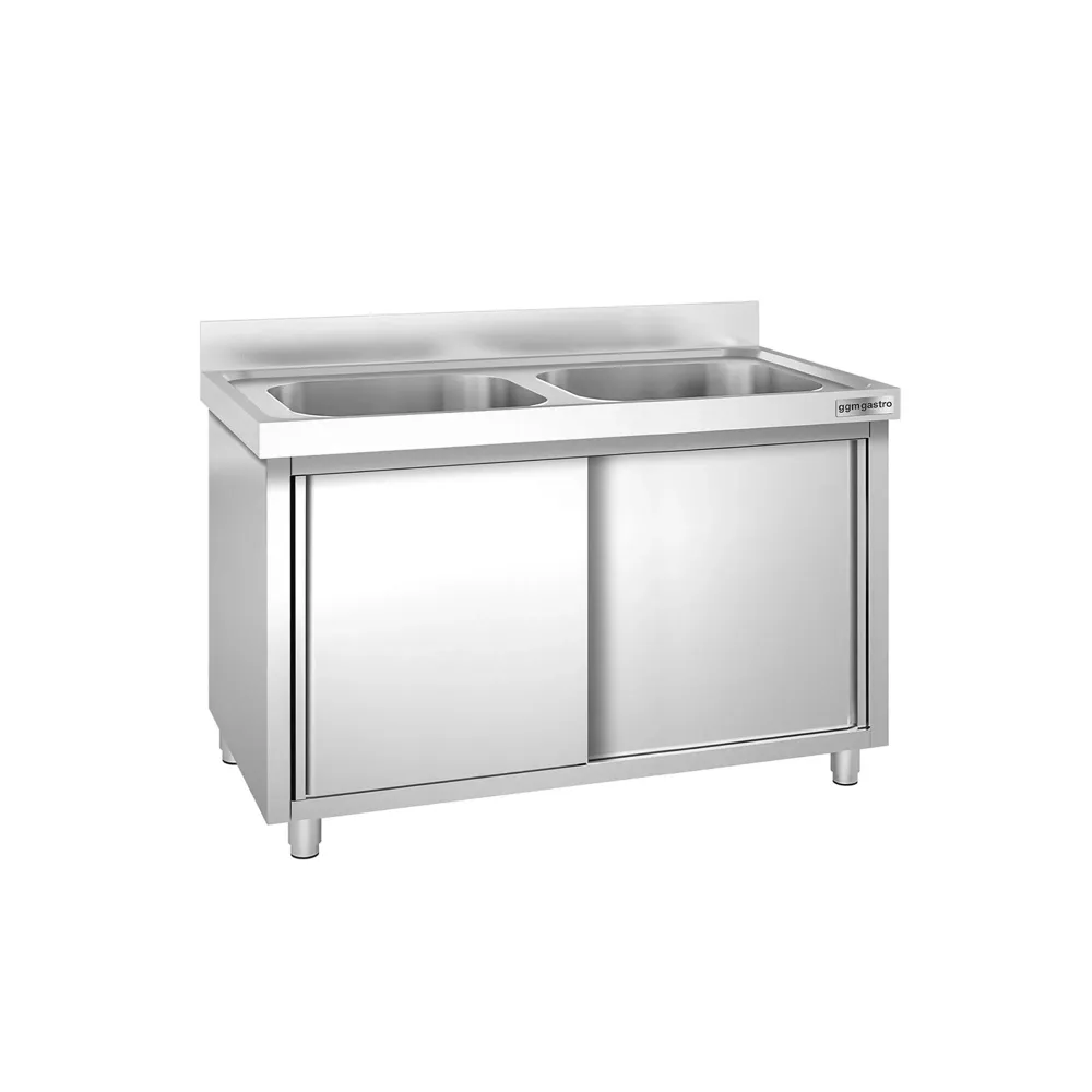 Шкаф с мивка PREMIUM - 1400x600mm - с 2 корита