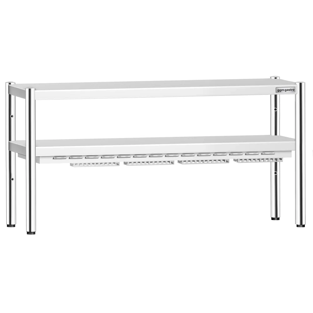 Професионален нагревателен мост PREMIUM с 2 керамични нагреватели - 1600x370mm - 1,4kW - 1 отопляеми етаж, 1 рафт - регули...