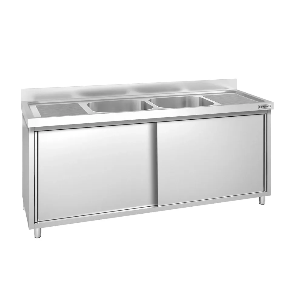 Шкаф с мивка PREMIUM - 1800x700mm - с 2 корита