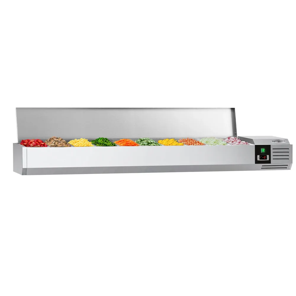 Настолна хладилна витрина PREMIUM - 2000x335x281mm - 10x GN 1/4