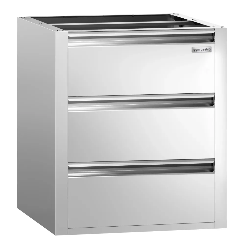 Блок с чекмеджета PREMIUM - 400x760mm - 3 чекмеджета - за ATK 800mm дълбочина