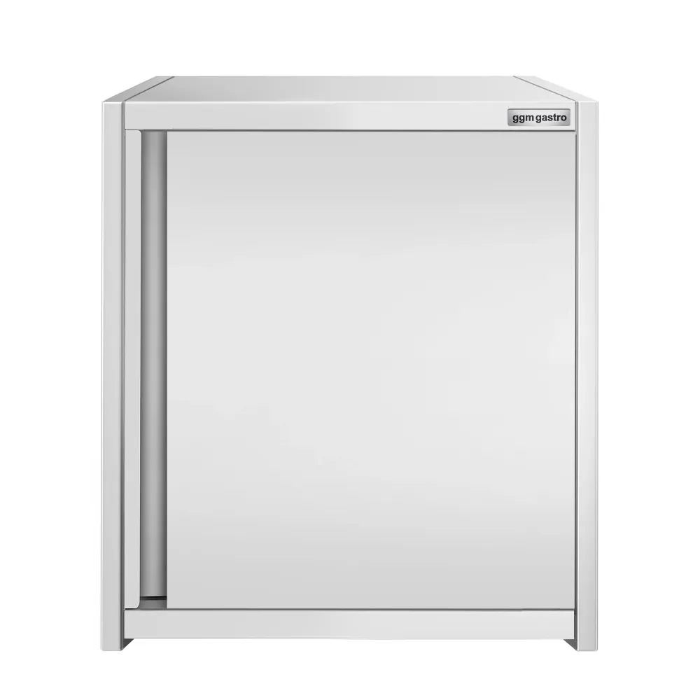 Стенен шкаф от неръждаема стомана PREMIUM - 600x400mm - с врата на панти - 650mm височина