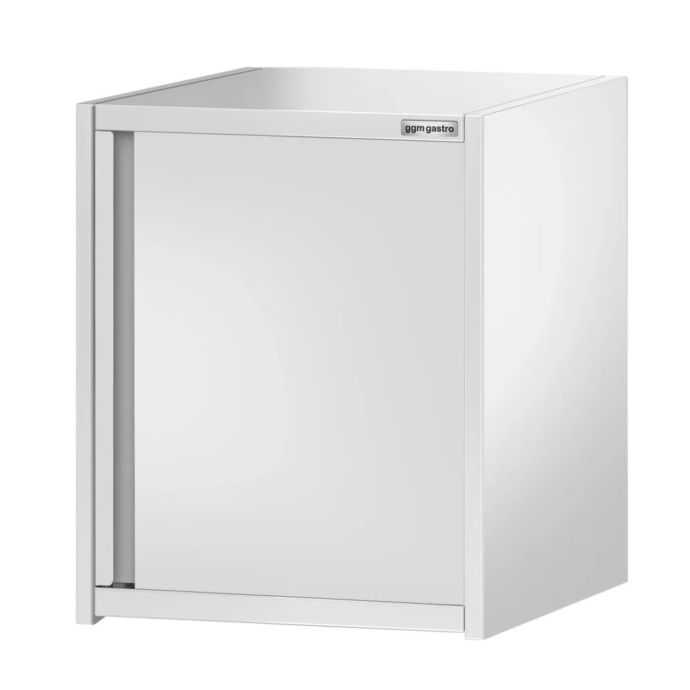 Стенен шкаф от неръждаема стомана PREMIUM - 600x400mm - с врата на панти - 650mm височина