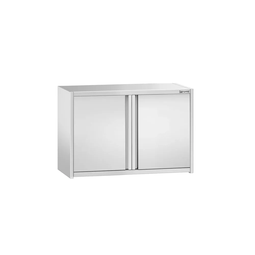 Стенен шкаф от неръждаема стомана PREMIUM - 800x400mm - с врати на панти - 650mm височина