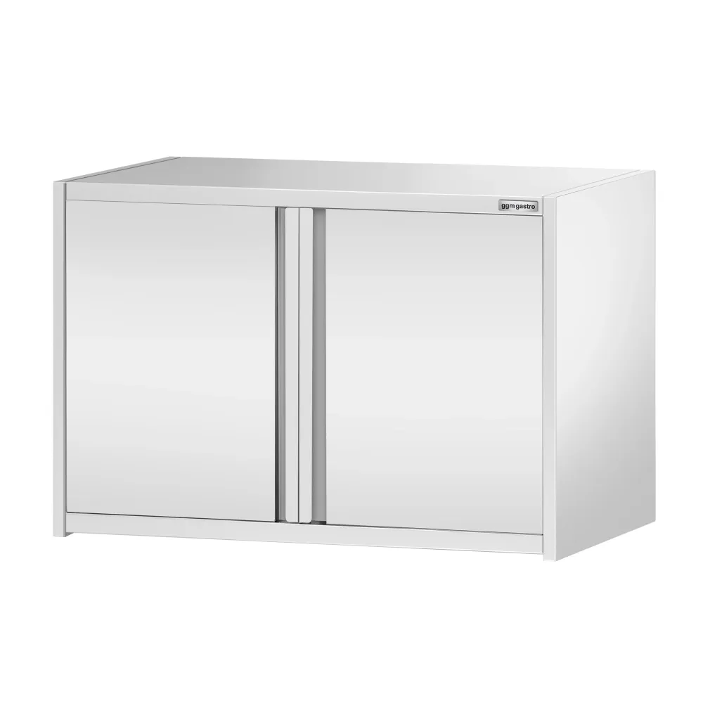 Стенен шкаф от неръждаема стомана PREMIUM - 800x400mm - с врати на панти - 650mm височина