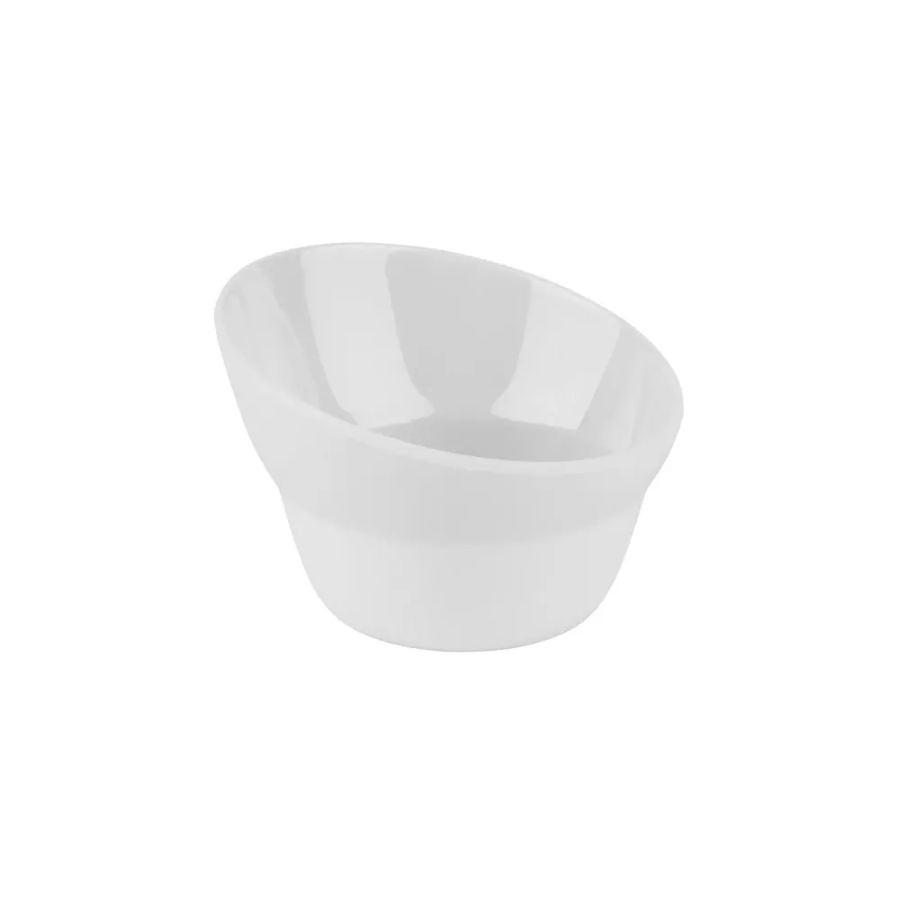(6 бр.) Купичка PREMIUM - CASUAL - Меламин - 130ml - Ø 100mm - Дълбочина: 70mm - Бяло