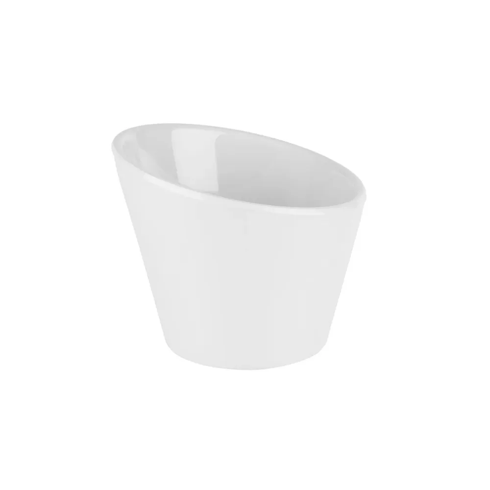 (6 бр.) Купичка PREMIUM CASUAL - Меламин - 200ml - Ø 100mm - Дълбочина: 85mm - Бяло