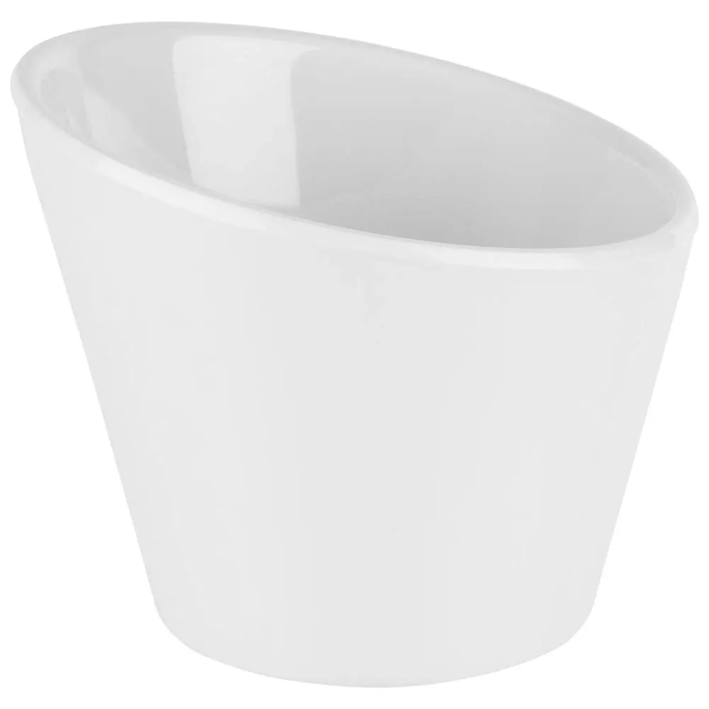 (6 бр.) Купичка PREMIUM CASUAL - Меламин - 200ml - Ø 100mm - Дълбочина: 85mm - Бяло
