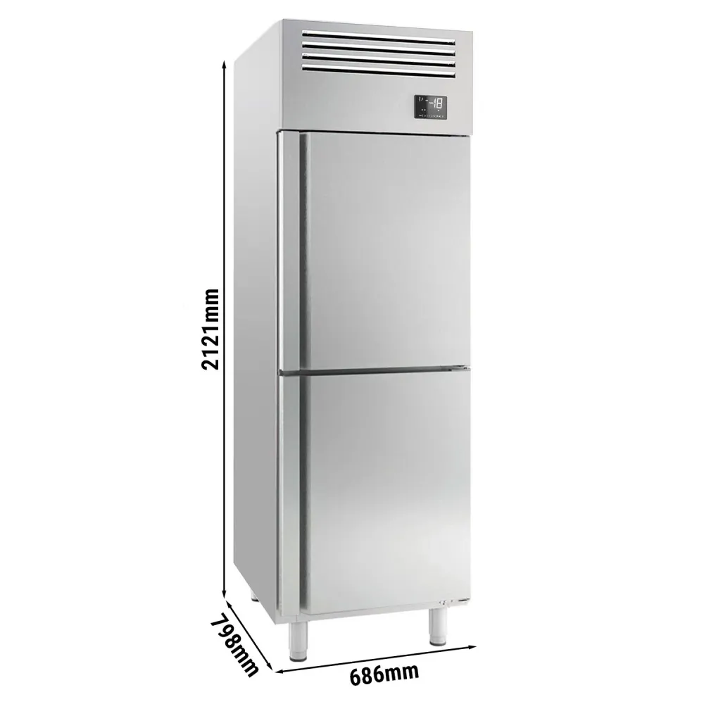 Фризерен шкаф PREMIUM PLUS - GN 2/1 - 560 литра - с 4 х 1/2 врати