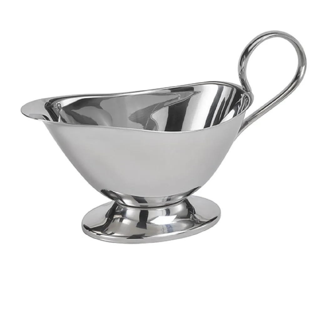 (6 бр.) Сосиера PROFI - неръждаема стомана 18/8 (AISI 304) - 0,4 литра - 225x105x135mm | Сосиера