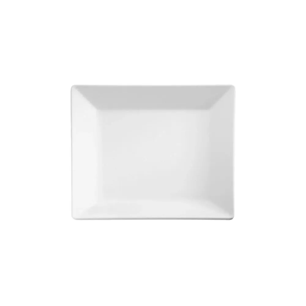 (6 бр.) Табла за сервиране - PURE - Меламин - 185x185mm - Височина:25mm - Бял
