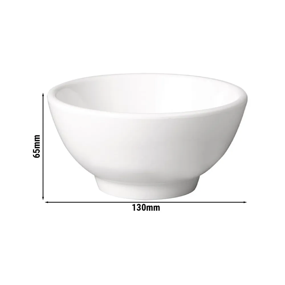 (6 бр.) Купичка - PURE - Меламин - 300ml - Ø 130mm - Дълбочина: 65mm - Бяло