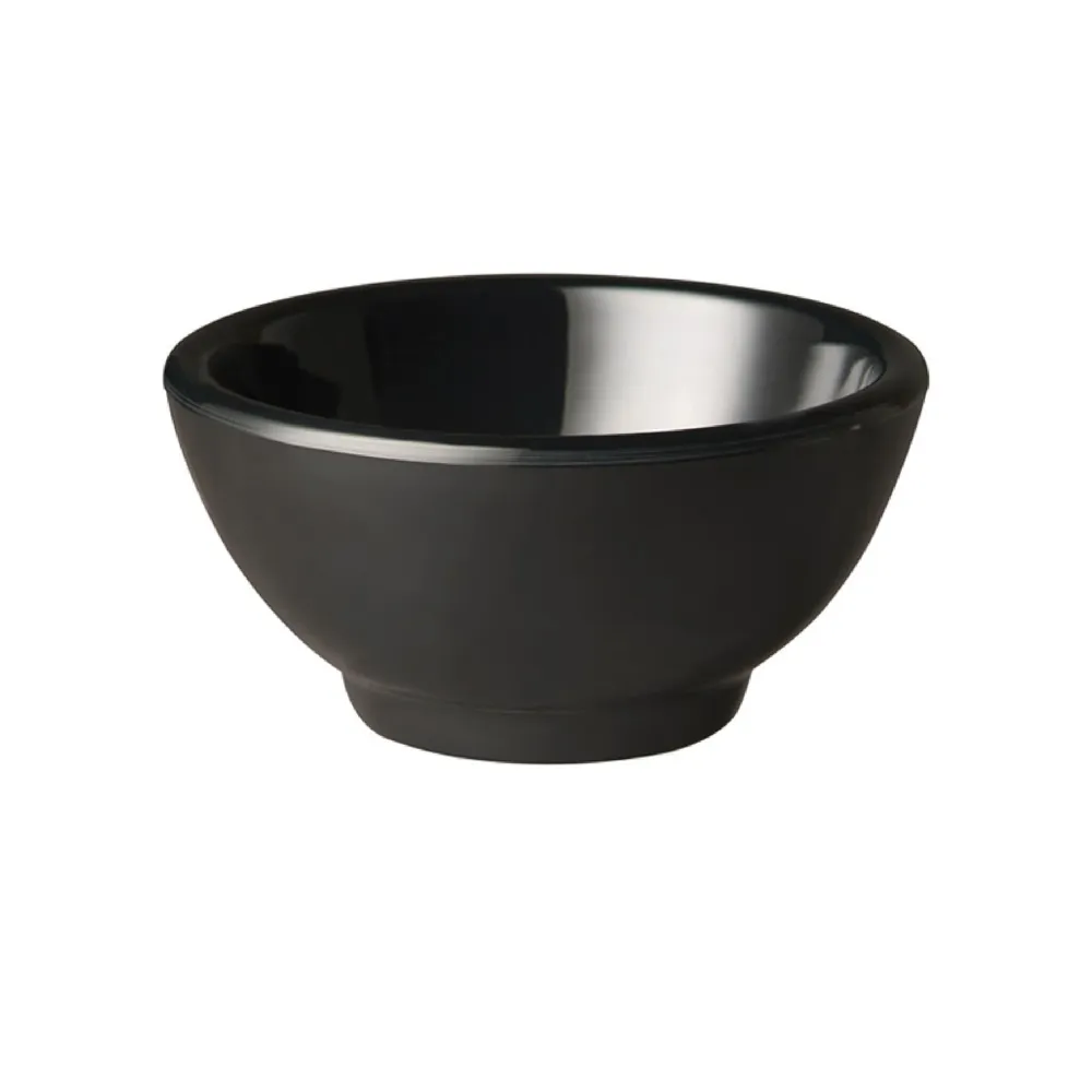 (6 бр.) Купичка - PURE - Меламин - 300ml - Ø 130mm - Дълбочина: 65mm - Черно