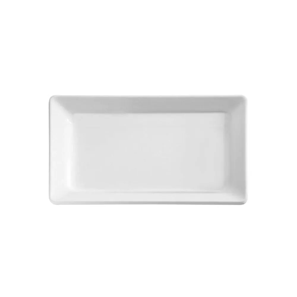 (6 бр.) Табла за сервиране - PURE - Меламин - 300x210mm - Височина:30mm - Бял