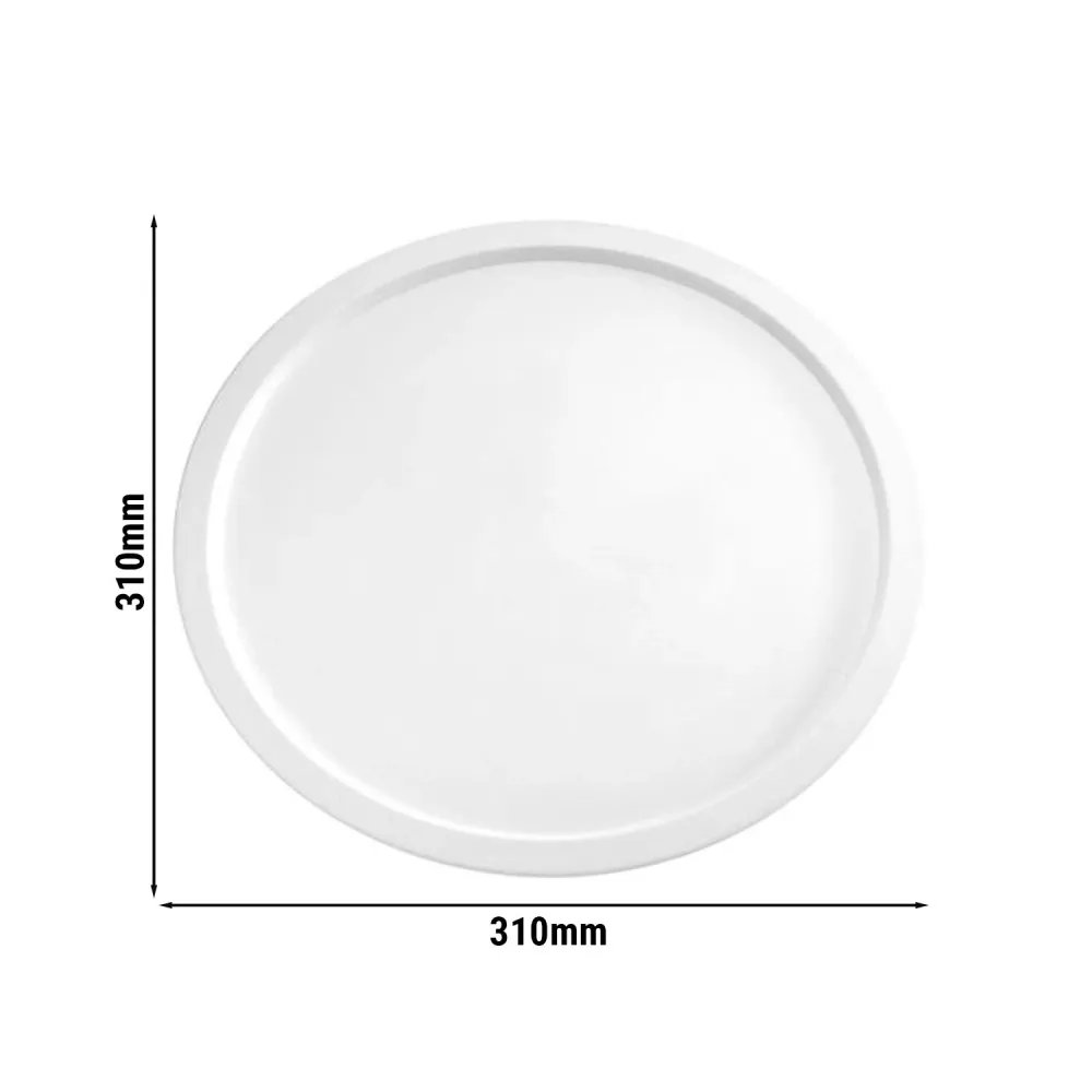 Табла за сервиране - PURE - Меламин - Ø310mm - Височина: 30mm - Бял