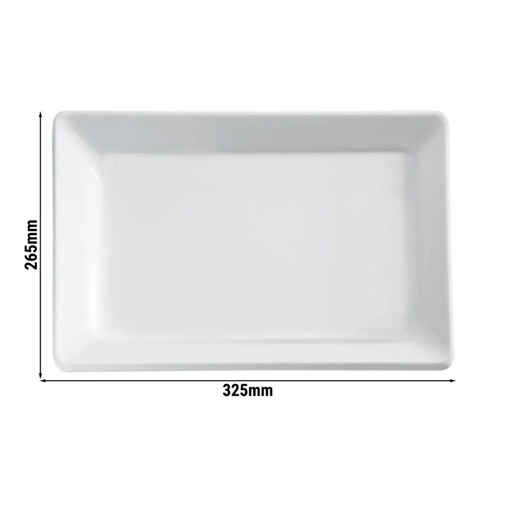 (6 бр.) Гастронорм тава GN 1/2 PURE - Меламин - 325x265mm - Дълбочина: 30mm - Черен