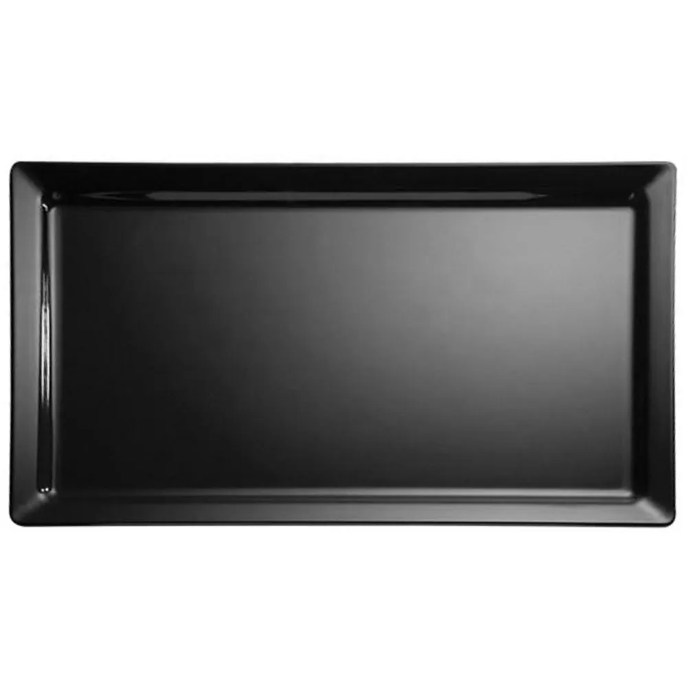 (6 бр.) Табла за сервиране - PURE - Меламин - 400x300mm - Височина: 30mm - Черен