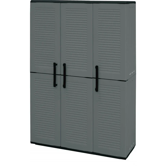 Шкаф PVC битов 102х37х163см 10кг трикрилен NEW 172955