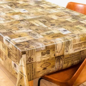 МУШАМА PVC 140СМХ20М КАФЯВА НАДПИСИ