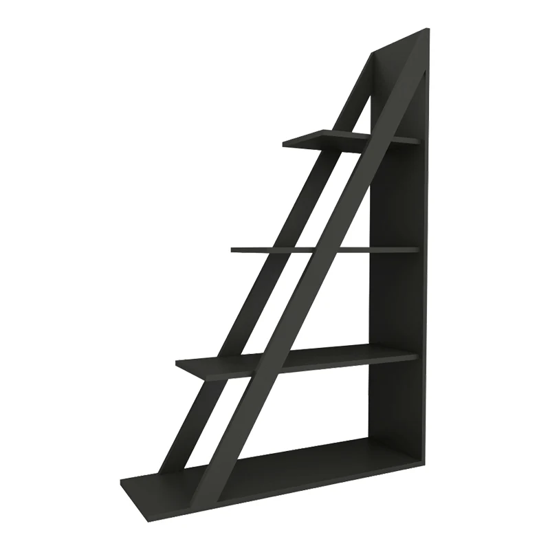 Библиотека Quina в цвят антрацит 100x30x150 см