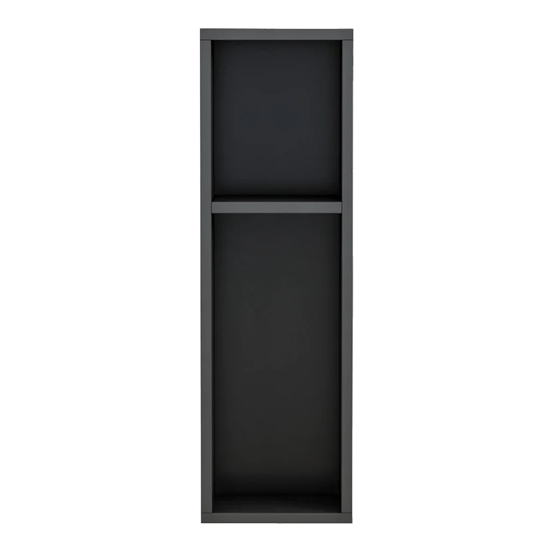 Стенен рафт Racks сив цвят 20x15x65см