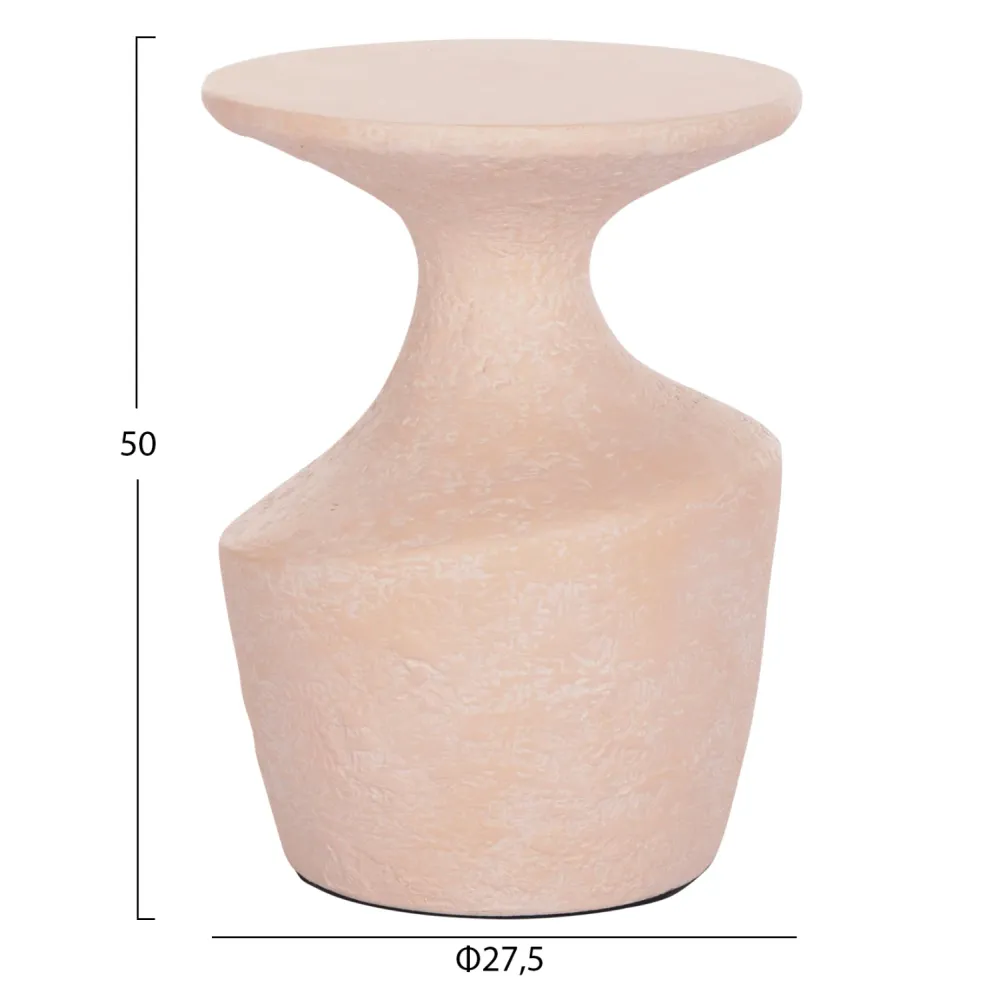 Странична маса от фиброцимент REBON в цвят праскова φ27.5x50hcm