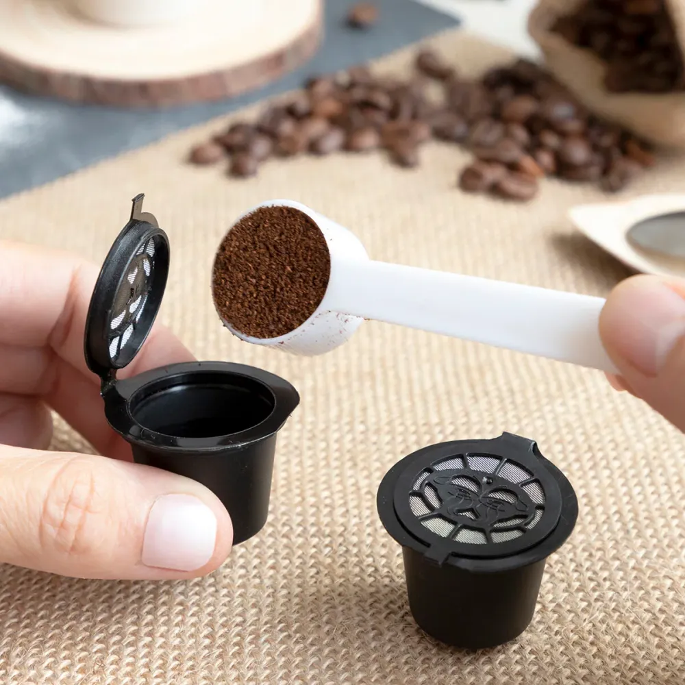 Комплект от 3 Kапсули Kафе за Mногократна Употреба Recoff InnovaGoods