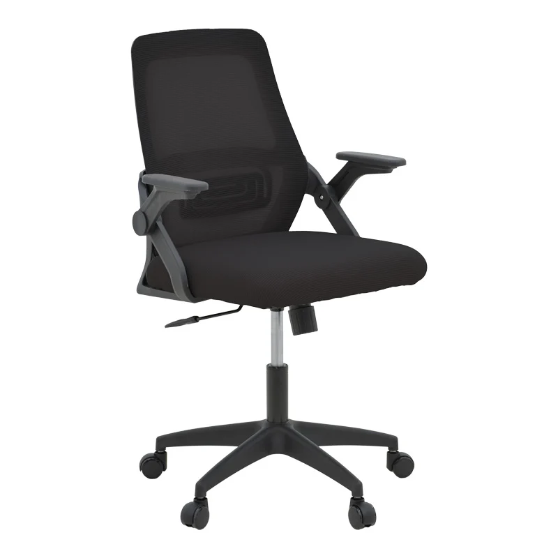 Офис стол REJI дамаска мрежа черен 58x60x89-99см