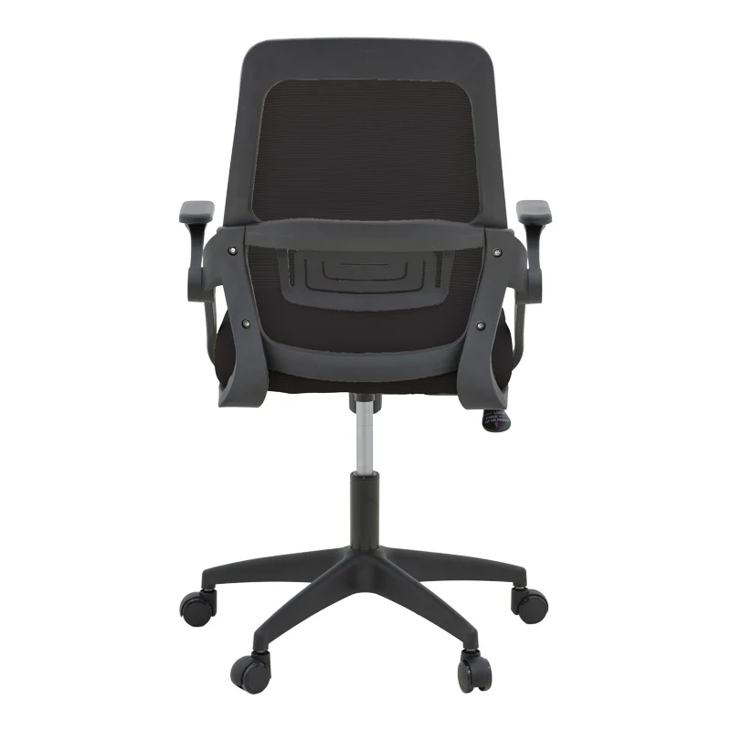 Офис стол REJI дамаска мрежа черен 58x60x89-99см